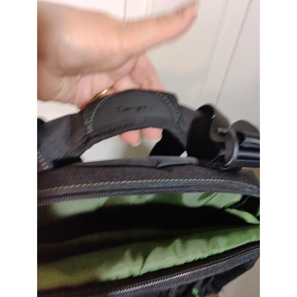 Targus Bag School Laptop Backpack Camping Carrying Case Bag Black Green